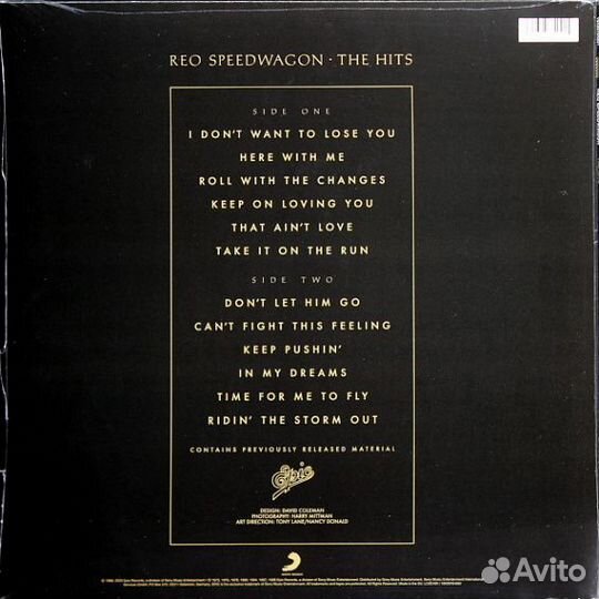 REO Speedwagon - The Hits/ Vinyl (LP) 2020 New