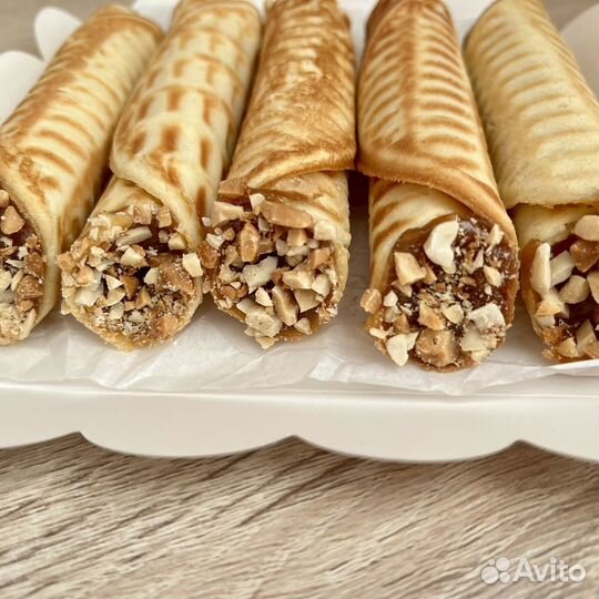 Вафельные трубочки, трубочки со сгущенкой