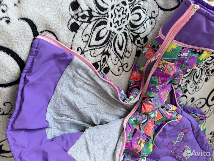 Детский зимний комбинезон рост 80