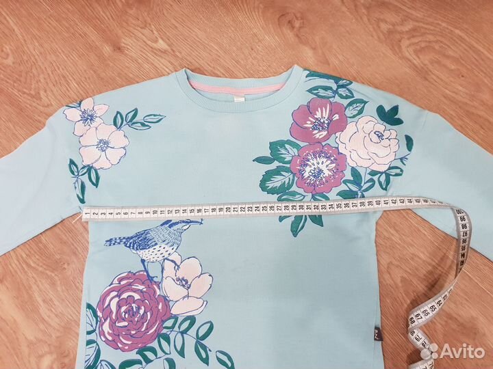 Кофта свитшот для девочки, 134 размер