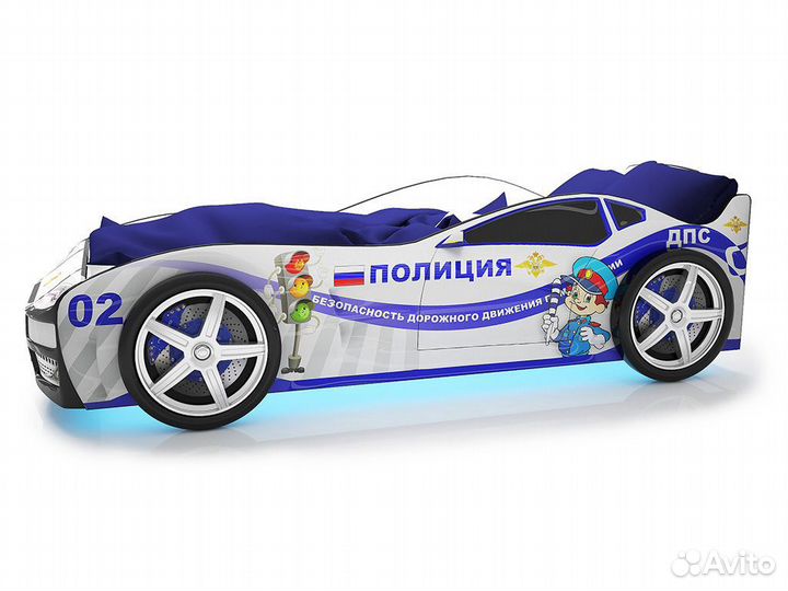 Кровать машина