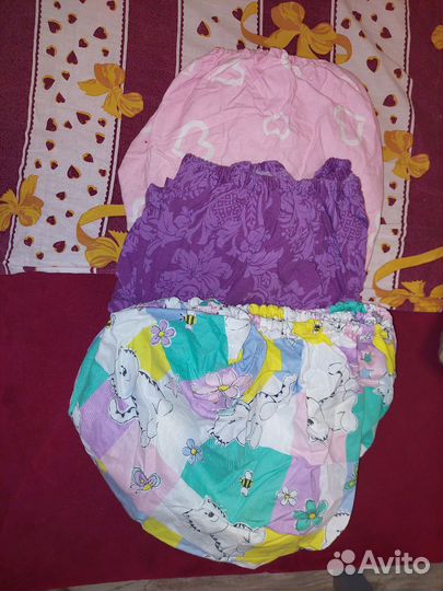 Простынь на резинке детская в кроватку 12060 3шт