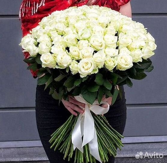 Высокие розы Доставка цветов