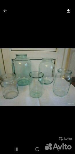 Банки стеклянные 3л; 1,5л; 1л;0,7л;0,5л