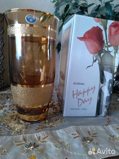 Ваза для цветов богемия