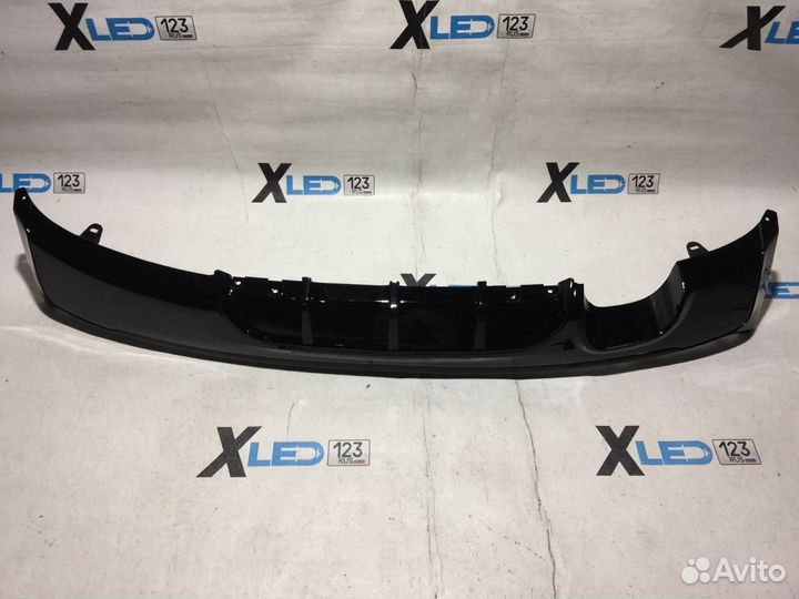 Диффузор BMW 2 F22 M 2+0 чёрный глянец