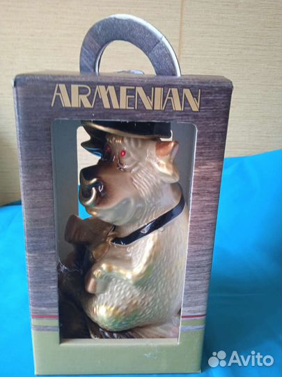 Сувенирные керамические бутылки 0,5 л бык, дпс