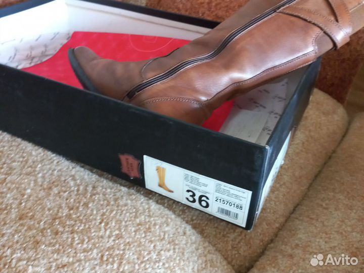Сапоги женские натуральная кожа 36 размер
