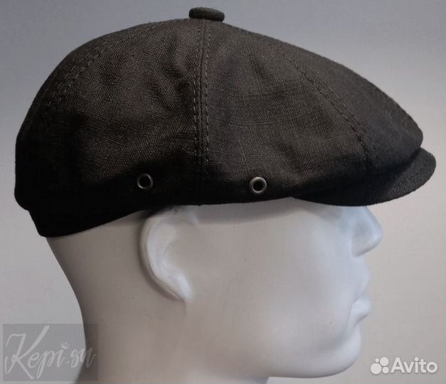 Кепка мужская летняя лен, восьмиклинка новая
