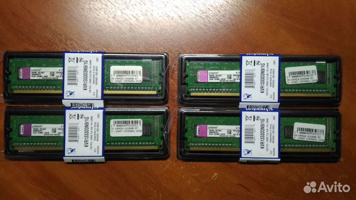 Память б/у DDR3 Kingston (KVR1333D3N9/1G)