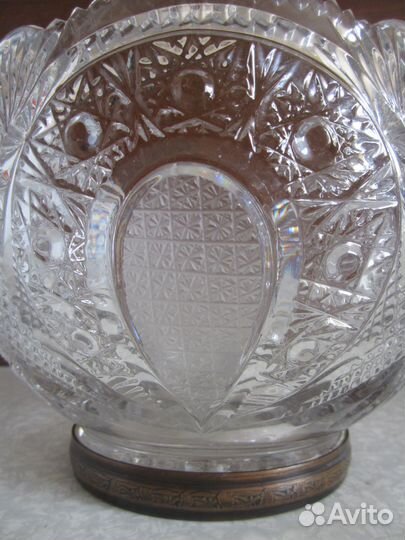 Хрустальная чаша для пунша