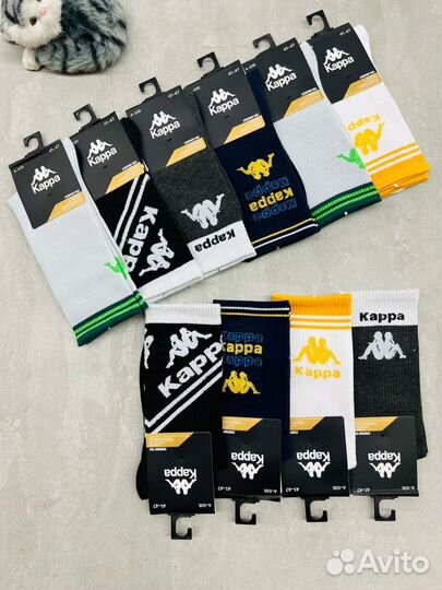 Носки высокие Kappa микс, 10 пар