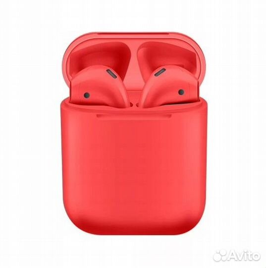 Беспроводные наушники TWS i12 (Red)