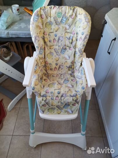 Стульчик для кормления happy baby v2