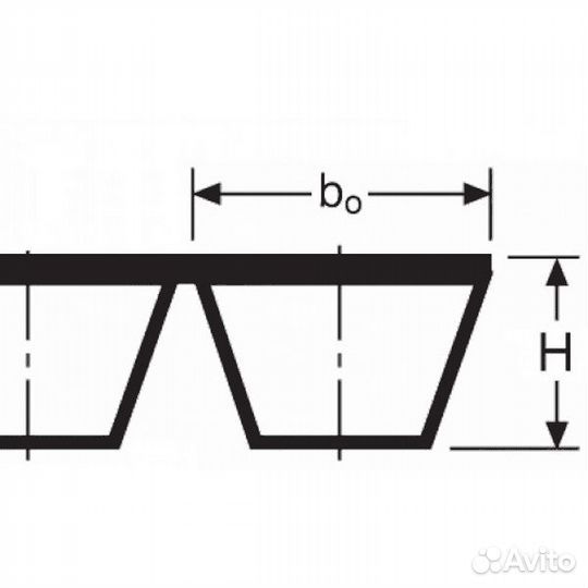 Ремень многоручьевой rubycon 4/нв-4482 Lp rubycon