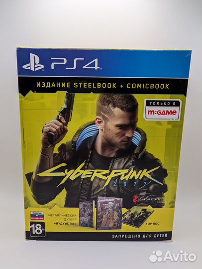 Cyberpunk 2077. Издание Steelbook + Comicbook. PS4