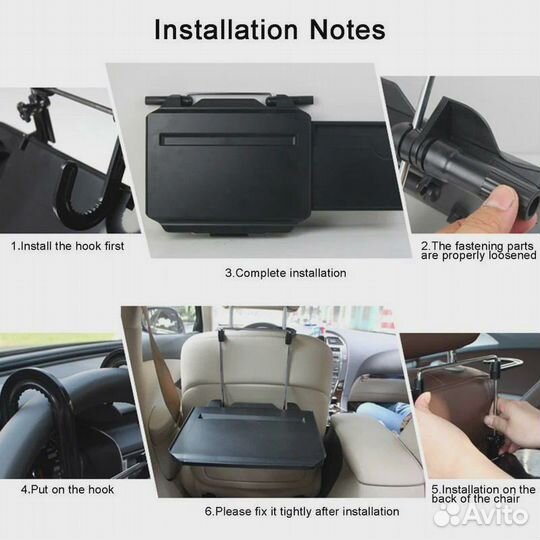 Подставка для ноутбука на руль