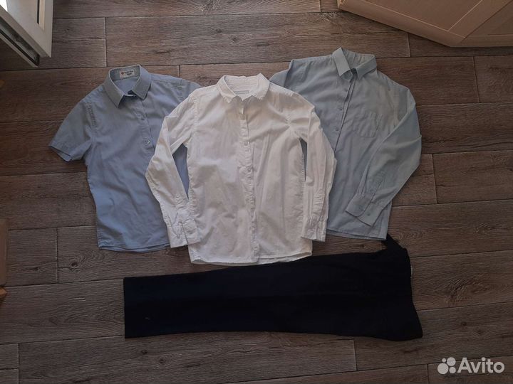 Рубашки Акула нов,поло,одежда в школу 140-146