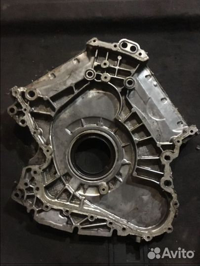 Задняя часть двигателя Ауди А6 С7 4G 3.0 caja