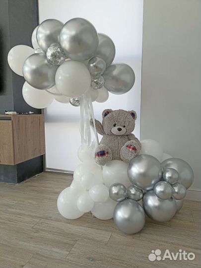 Воздушные шары на выписку из роддома