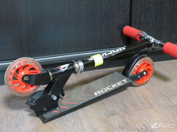 Самокат-снегокат детский двухколесный