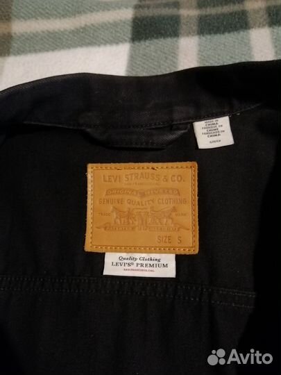 Levis Trucker джинсовая куртка чёрная