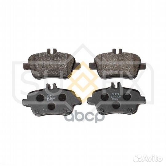 Колодки тормозные дисковые зад прав/лев SX1