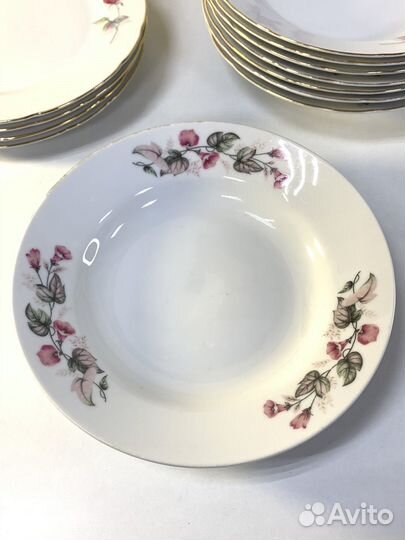 Тарелки фарфор столовые япония