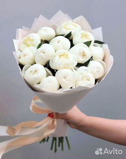 Пионы Букет пионов Доставка цветов