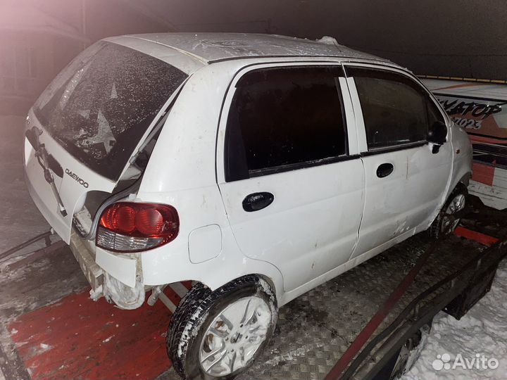 Daewoo Matiz 0.8 МТ, 2011, битый, 99 999 км