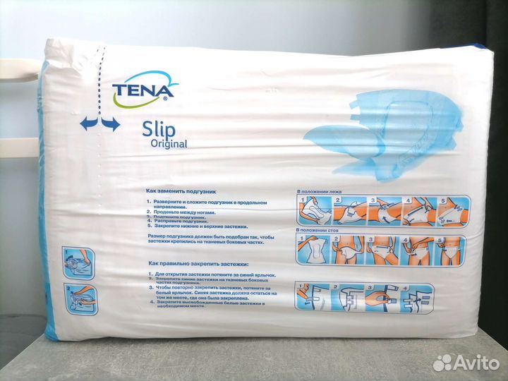 Памперсы подгузники Tena slip original M