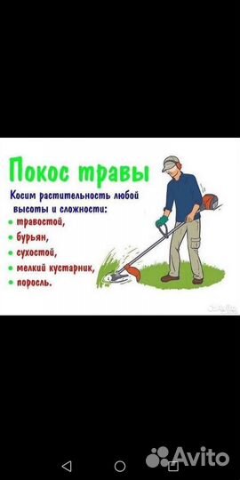 Покос травыСпил деревУборка учка. Демонтаж. Вывоз