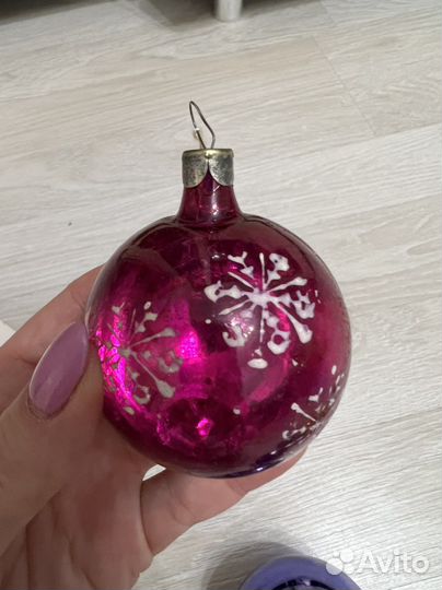 Елочные игрушки СССР шары (18 шт)