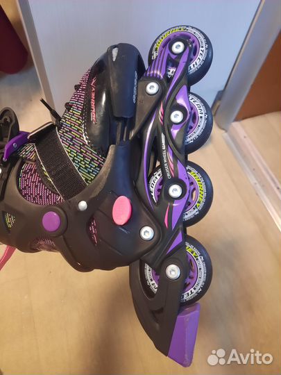 Роликовые коньки детские раздвижные