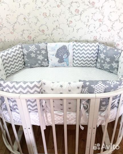 Бортики в кроватку
