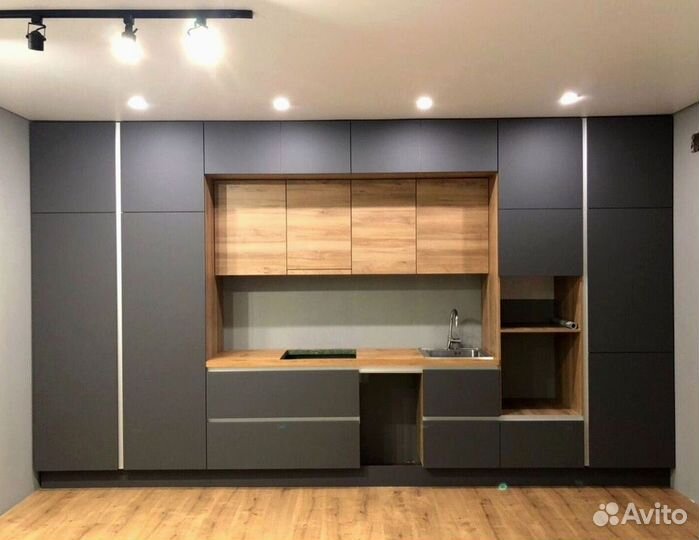 Современная кухня на заказ мдф фасады