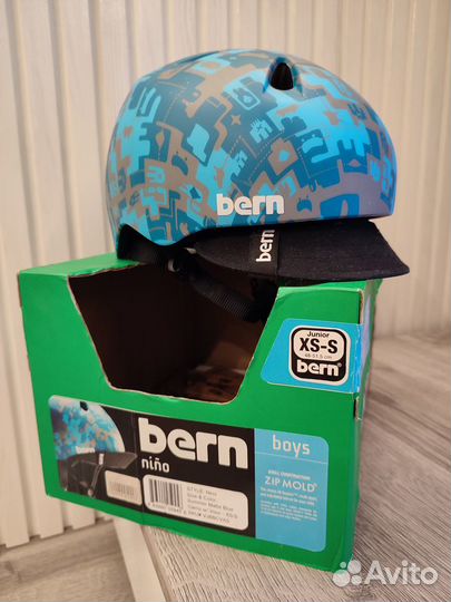 Шлем детский Bern голубой 48-51,5 см