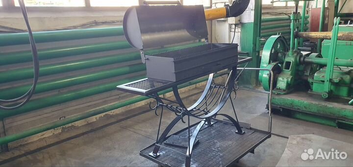 Мангал с печью