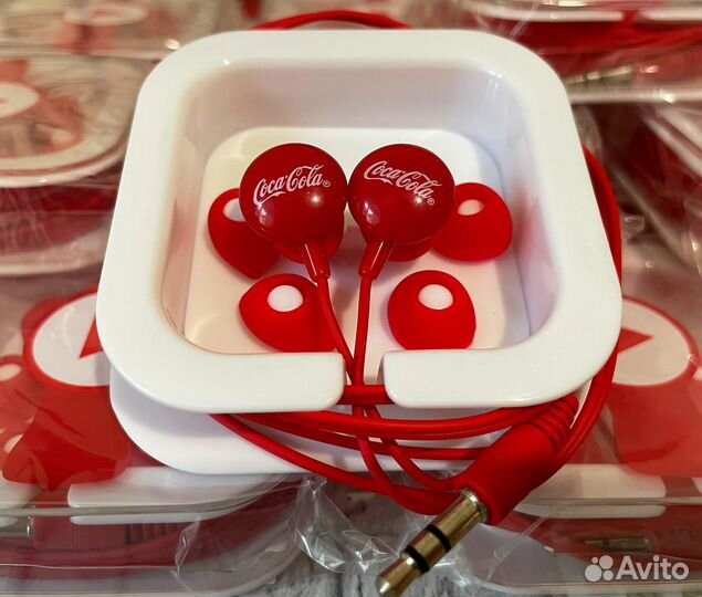 Официальные наушники Кока-кола Coca-Cola. Оптом