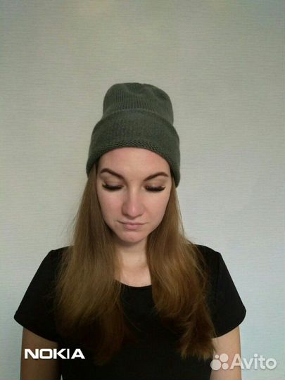 Шапка бини ручная работа