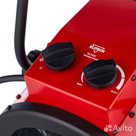 Тепловая пушка эл. elitech тв 5 ек (4,5 кВт)