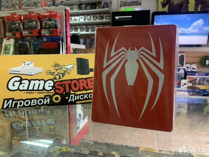 Человек Паук Игра + Steelbook PS4