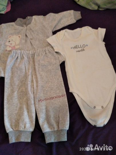 Детские вещи пакетом на мальчика от 62 до 80