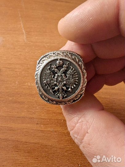 Мужская печатка серебро