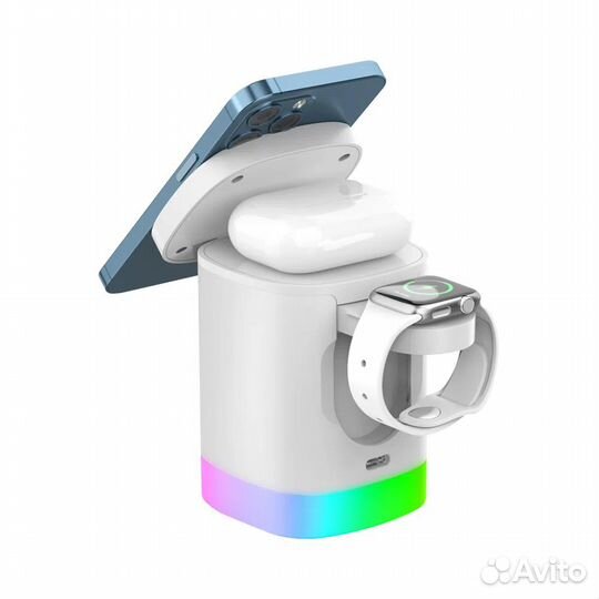 Зарядная станция Deppa MagSafe Tower Stand 3 в 1