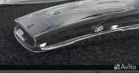 Стекло фары Ауди А8 D3 2008г. Рестайлинг
