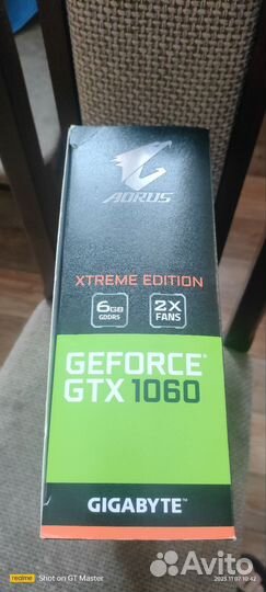 Видеокарта gtx 1060 6gb gigabyte