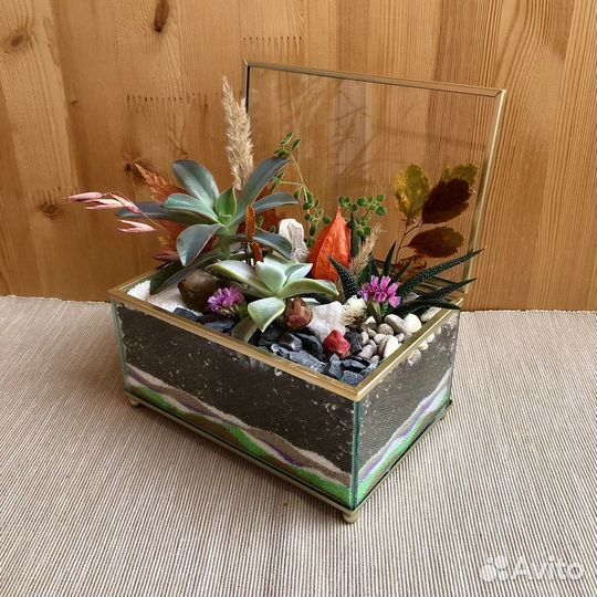 Флорариум “Садик в шкатулке» в наличии