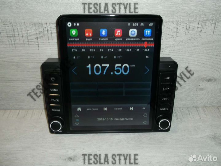 Магнитола Volkswagen Touareg Tesla Android GPS