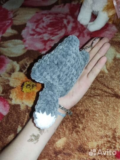 Мягкие игрушки новые, кот рыжий и собачка хаски